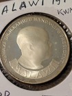 1974 Malawi 10 Kwacha Silver Coin - Bu - 10th Anniversary Of Independence