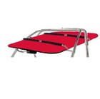 Advancer Wakeboard Tower   Flat Tower Bimini Red Canopy W Bimini Rack 5 Yrs Wty