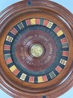 Vintage Old 15     Table Top Roulette Wheel Gambling Casino Game Wood Original