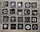 Henna Tattoo Kit Temporary Body Art Set Cones Stencils Bottles Diy Mehndi