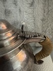Ellis Bros Hammered Silverplate Pitcher 1787 George Iii Shilling