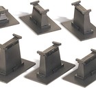 Bachmann Trains 14 Pc  E-z Track Graduated Pier Set - Ho Scale 44471