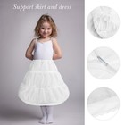 1pcgirl Underskirt Under Dress Skirt Flower Costume Toddler