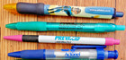 Vintage Pharmaceutical Drug Rep Lot Of 8 Plastic Pens Untested Aricept Actonel