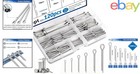 Cotter Pins Set Of 120 Pcs  304 Stainless Steel With Smooth Finish For Fastening