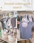 Baby Closet Dividers For Clothes Organizer set Of 8 Neutral Double-sided Baby   