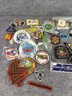 Vintage Patch Lot Of 40 Plus Auto  Biker  Travel  Boy Scouts  Girl Scouts
