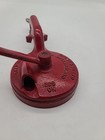 Antique Vintage Cast Aluminum   Wood Spong s Red Bean Slicer No  632 - England