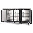 Peakcold 90  Solid Door Back Bar Cooler  Counter Height Beer Fridge