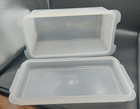 Vintage Sheer Tupperware Bread Loaf Keeper Storage Container  171 With  172 Lid