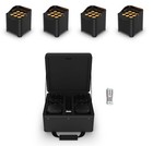 Chauvet Dj Freedom Par Q9 X4  4  Wireless Dmx Battery Wash Up-lights bag fogger