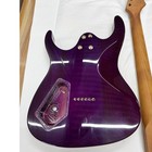 Electric Guitar Kit  Basswood Body With Purple Sunburst 24 Frets  25 5  Scale
