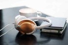 Philips Shl4805rg Flite Everlite Over Ear Headphones With Mic- White   Rose Gold