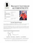 John Glenn Signed 8x10 Nasa Astronaut Litho Photo Beckett Bas Loa