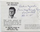 President John F  Kennedy Relatives Autographs From Trip To Ireland June 1963  