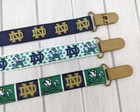 Notre Dame Pacifier Clip Football Pacifier Clip Baby Shower Gift Lillipop Holder