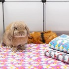 3 Pack Guinea Pig Fleece Cage Liners Absorbent Washable Pee Pads Bedding