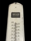 Vtg Advertising Delco Battery  Wall Thermometer Keeps Temp Gas Oil Advertisement