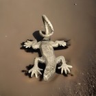 Vintage Metal Lizard Heavy Figurine Salamander Newt Iguana 