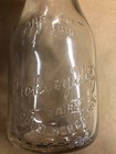 Vintage Round 1 Pint 1914 Dated Embossed Hickory Hill Dairy Mt Horeb Milk Bottle