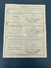 Genuine Original 1950 Ford  Deluxe 2 Door Nc Car Title B0nr1