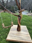 3 Feet Bird Tree Stand Parrot Perch Manzanita Branches With Wheels