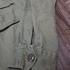 Vtg 70s Vietnam Og 107 Jungle Jacket Coat Tropical Poplin Slant Pocket