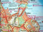 New 2007 Nelles Map Of Hawaiian Islands details Of Waikiki volcanoes National Pk