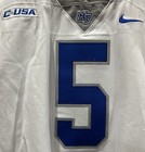Middle Tennessee State Blue Raiders Away Game Used  5 Sz Xl Football Jersey