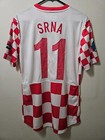 Croatia - Darijo Srna  11 - Player Issue   Match Worn Shirt - Uefa Euro 2012