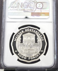 2007 Hungary Silver 5000 Forint Debrecen Church Ngc Pf 69 Ultra Cameo Top Pop