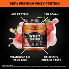 2 Pack Body Fortress Super Advanced 100  Premium Whey Protein Powder  Strawberry