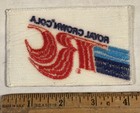 Vintage Rc Cola Logo Patch Royal Crown Soda Pop Iron On