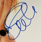 Bas Beckett Pamela Anderson Autographed 11x14 Photo Signed Auto Actress Model