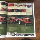 Vintage 1974 Allis Chalmers Lawn And Garden Tractor Dealer Sales Brochure