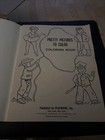 Pretty Pictures To Color Coloring Book Vintage 