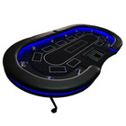 Ino Design 94  Fodable Poker Table With Dealer Spot For 10 Players Casino-style