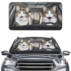 Naughty Cat Sun Shade For Car Suv Truck  64x32 Inches   Automobile Size M 11