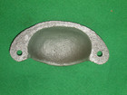 Pewter Gray Drawer Pull-cast Iron- Reproduction