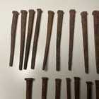 Antique Square Nail Lot Of  21  2 To 3 Inch Superficial Rust