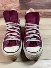 Vintage 70   s Converse All Stars High Tops Burgundy Men   s Size 7 1 2 Made Usa