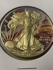 2017 American Silver Eagle Usa Colorized Coin 1 Oz  999 Fine Silver         