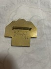 Vintage 1987 Kimono Brooch     Signed J  Crawford  Painted Wood Artisan Jewelry