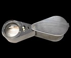 10x  Glass Lens Jewelers coin Loupe With Led Light - 21mm Jsp