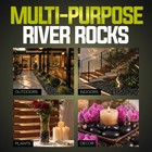 Sun Joe High-polish Black Decorative River Rocks For Gardens   Decor  25 Lb Bag