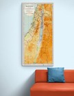 1948 Survey Of Palestine British Mandate Map Showing Jewish Settlements Borders