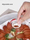 Magnetic Microwave Anti Splatter Cover Plate Guard Lid With Steam Vent