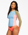 Billabong Women s Wetsuit Jacket 1mm Peeky Long Sleeve Front Zip Surf Top