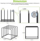 Kitchen Organizer Rack - 4-slot Heavy-duty Holder For Cutting Boards cookware 