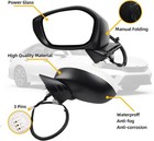 Driver Left Side Mirror Compatible With 2022-2025 Honda Civic With Power Glass  